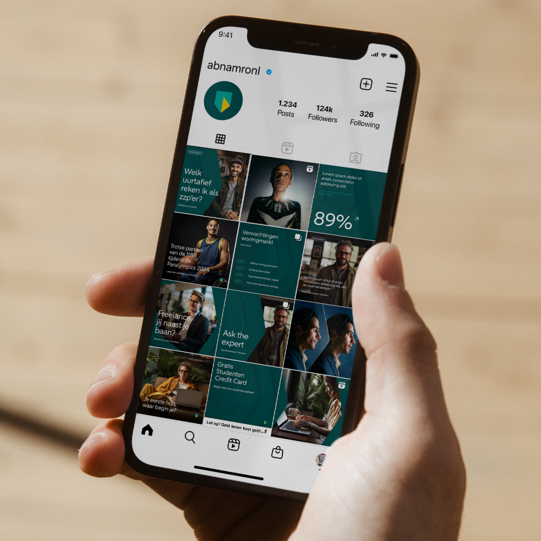 abnamro-rebrand-feed-overview-phone